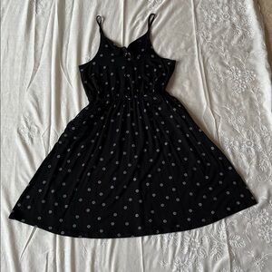 Nordstrom Girls black spaghetti tank top dress girls size XL 14/16